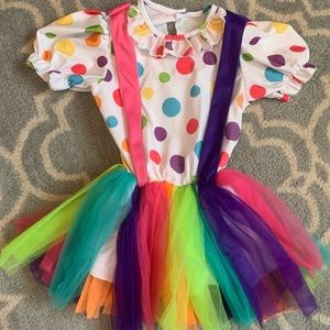 3T toddler girl Clown Costume